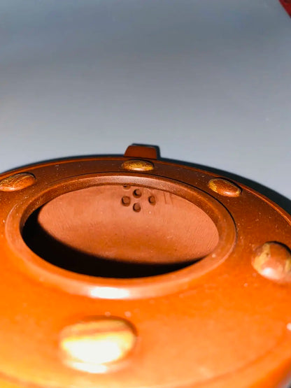 Set Chinese Yixing Zisha Clay Teapot  Frog Rain Fossil Pot  Jiang Rong