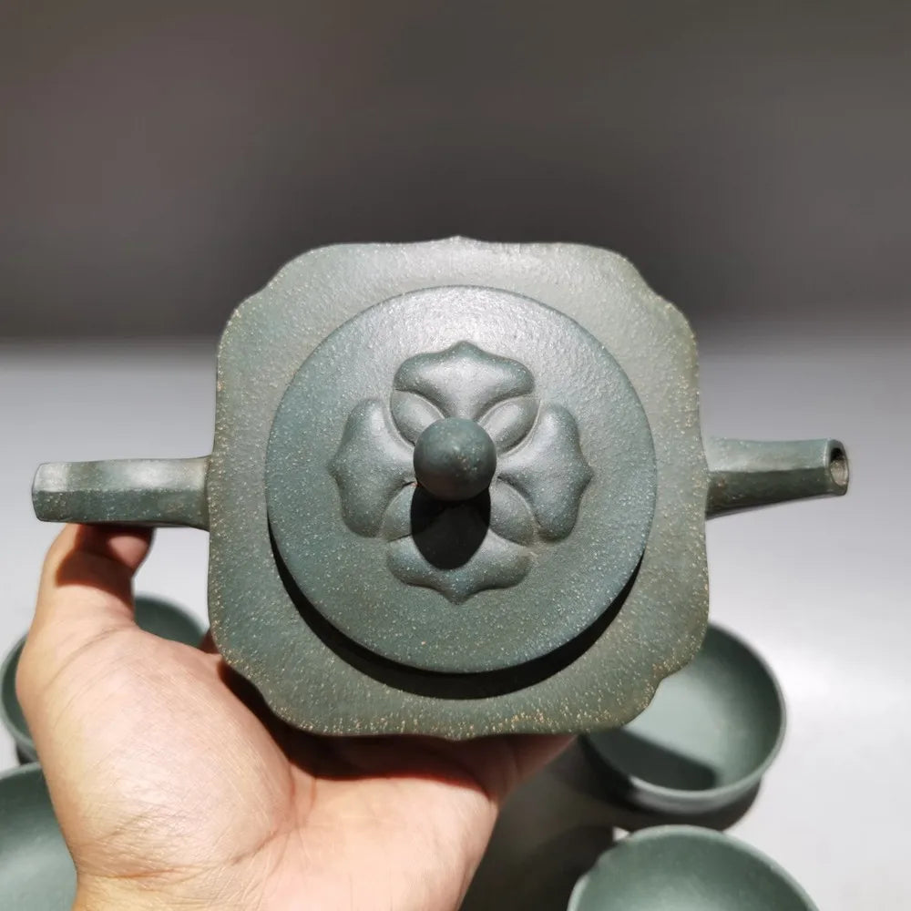 Set Chinese Yixing Zisha Clay Teapot  Linghua Pot Xu Hantang 380ml