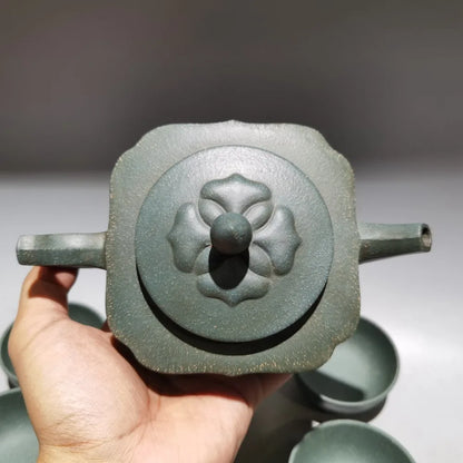 Set Chinese Yixing Zisha Clay Teapot  Linghua Pot Xu Hantang 380ml