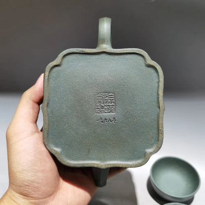 Set Chinese Yixing Zisha Clay Teapot  Linghua Pot Xu Hantang 380ml