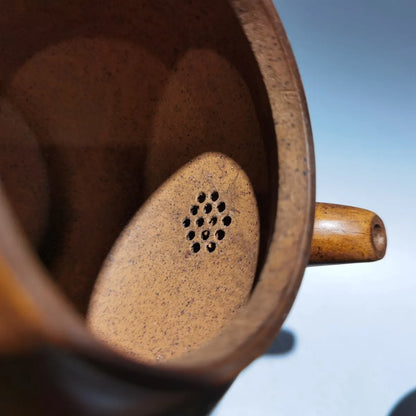 Set Chinese Yixing Zisha Clay Teapot  Pan Pot Gu Jingzhou 480ml