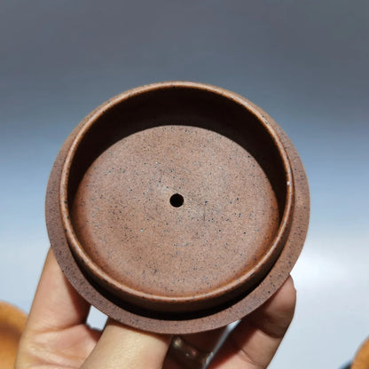 Set Chinese Yixing Zisha Clay Teapot  Pan Pot Gu Jingzhou 480ml