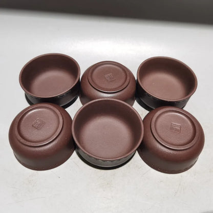 Set Chinese Yixing Zisha Clay Teapot  Qiankun Pot Gu Jingzhou 380ml