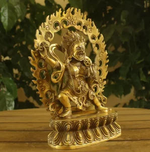Seven Inch Bronze Vajra Hand Statue Tantric Buddha Statue