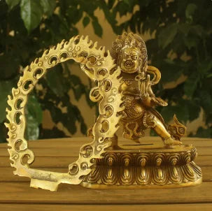 Seven Inch Bronze Vajra Hand Statue Tantric Buddha Statue