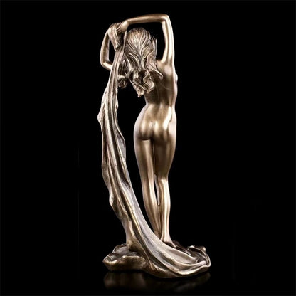 Sexy Bathroom Lady Statue Resin Nude Model Sculpture Body Art Girl Ornament Handicraft Bedroom Decor Valentine's Day Present