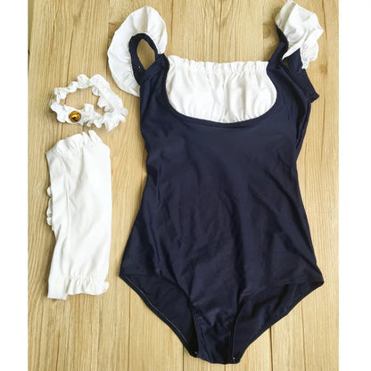 Sexy Maid Bodysuit Costume Women Girls Erotic Jumpsuits Backless Roleplay Lingerie Maid Cafe Uniform