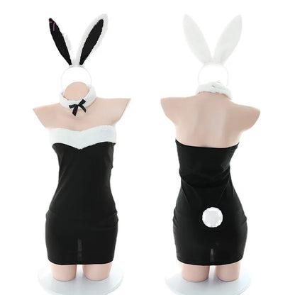 Sexy Women Cosplay Costumes Bunny Suit Girl Rabbit Uniform Sweet Roleplay Lingerie Bodysuit Halloween Clubwear