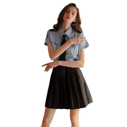 Sexy Women Police Uniform Costume Female Lingerie Set Role Play Outfit officer uniform