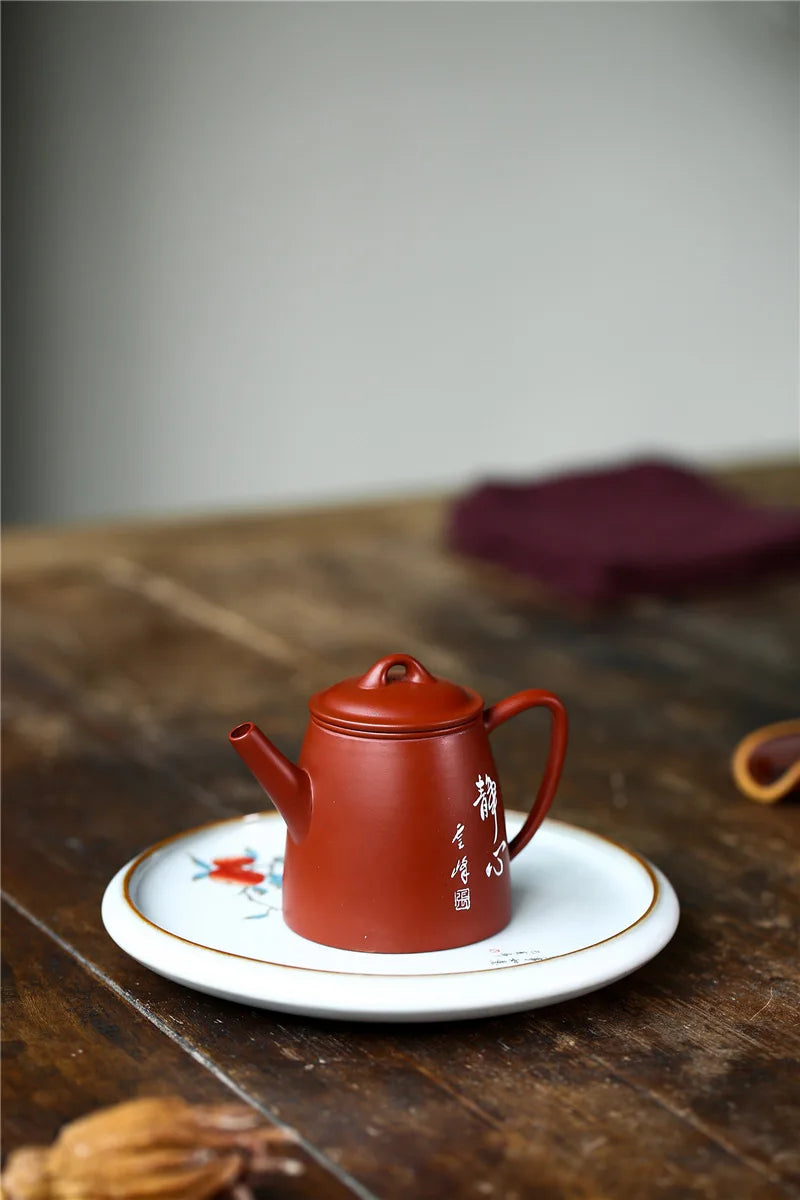 Yixing-Original Mine Dahongpao Purple Clay Pot, Pure Handmade, Ancient Qinquan Teapot, Zisha Kung-Fu Tea, Purple Clay Drink