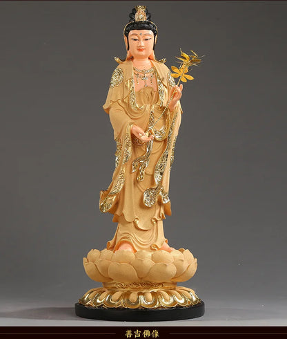 54CM large Southeast Asia Efficacious protection worship Buddha Mahasthamaprapta PUSA HOME Store FENG SHUI gilding statue