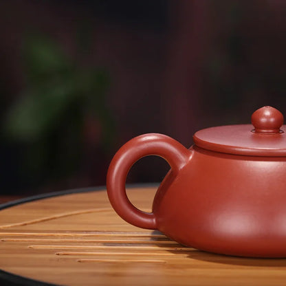 Dahongpao Handmade Treasures Stone Scoop, Purple Clay Pot, Drinkware, Kettle Teaware, Purple Clay Drinkware