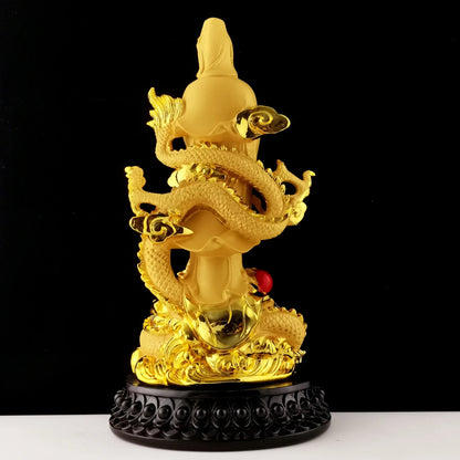 Shajin Maitreya Buddha Avalokitesvara Bodhisattva Martial God of Wealth Buddha Statue WealthFeng Shui Decoration Crafts