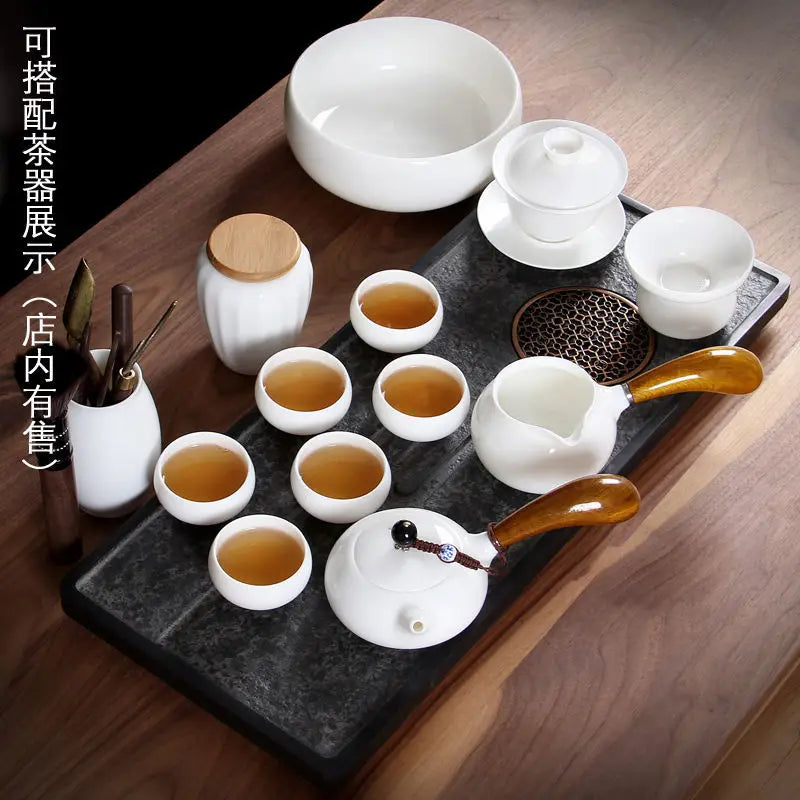 Sheep Fat Jade Porcelain Chinese White Porcelain Tea Cup Kung Fu Tea Set Ceramic Individual Cup Master Cup Small Tea Cup Bowl