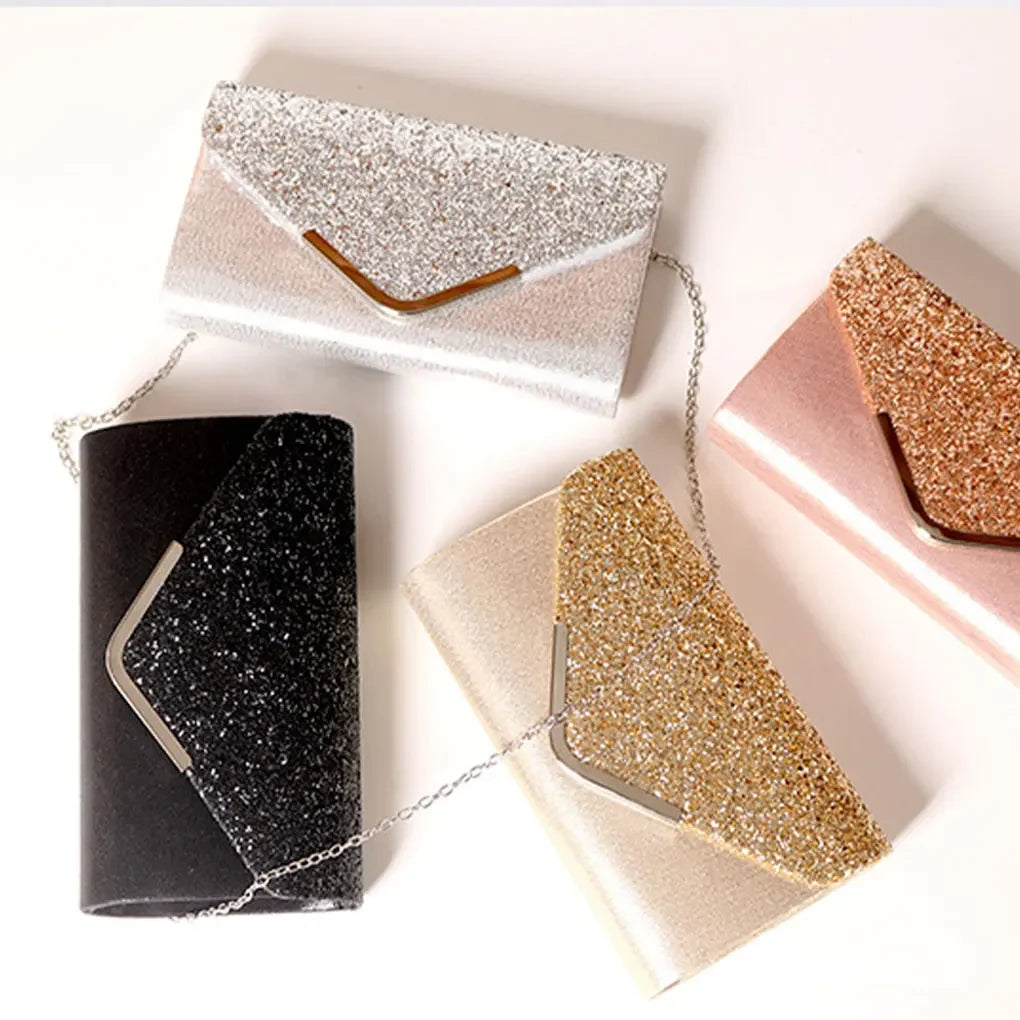 Shining Bag Purse for Women Wedding Party Luxe Clutch Golden Bao Bao Evening Dresses Bags Stylish Crossbody Elegant Wallets New