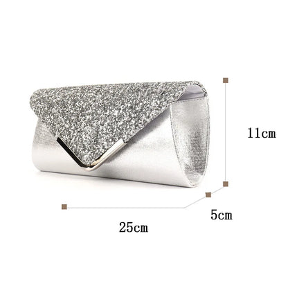 Shining Bag Purse for Women Wedding Party Luxe Clutch Golden Bao Bao Evening Dresses Bags Stylish Crossbody Elegant Wallets New