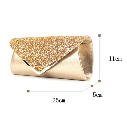 Shining Bag Purse for Women Wedding Party Luxe Clutch Golden Bao Bao Evening Dresses Bags Stylish Crossbody Elegant Wallets New