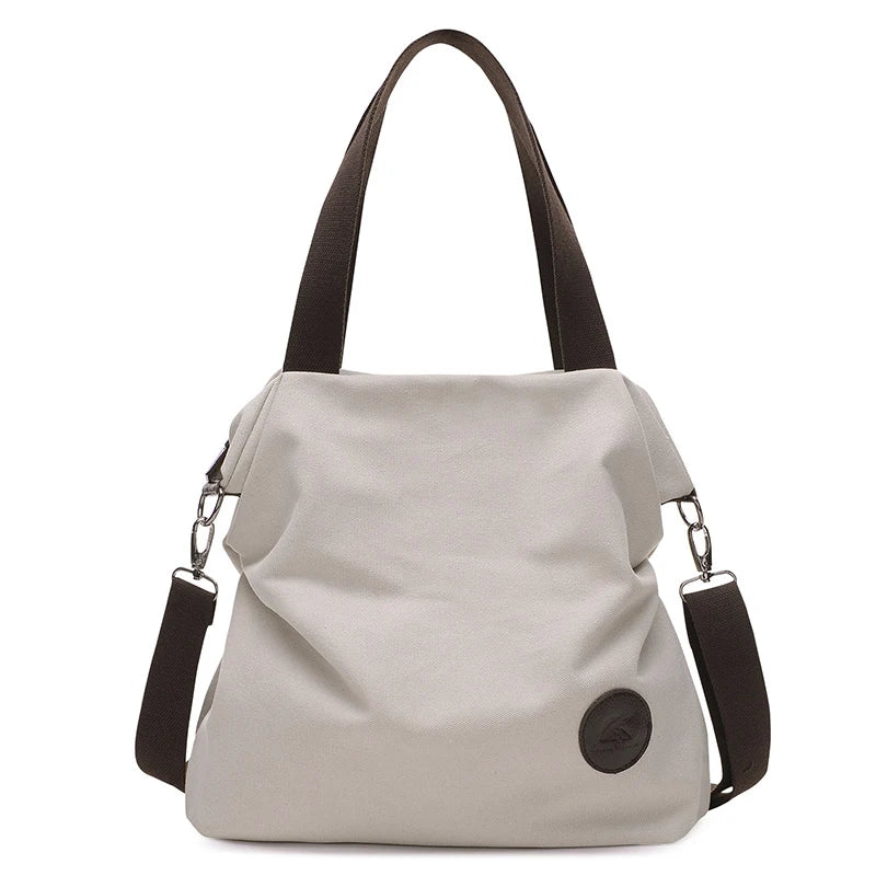 Shoulder Bag Canvas Women Handbags Bucket Ladies Messenger Bags Casual Big Female Floral Tote Crossbody Bag Bolsos