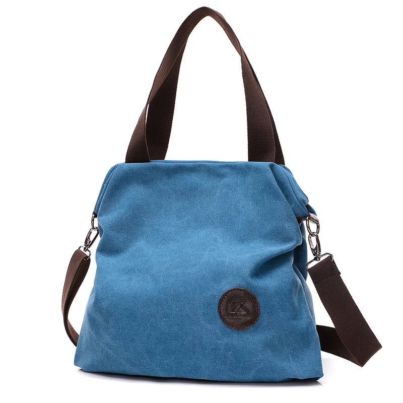 Shoulder Bag Canvas Women Handbags Bucket Ladies Messenger Bags Casual Big Female Floral Tote Crossbody Bag Bolsos