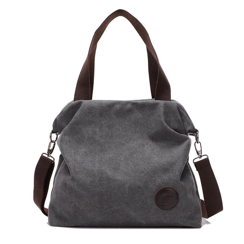 Shoulder Bag Canvas Women Handbags Bucket Ladies Messenger Bags Casual Big Female Floral Tote Crossbody Bag Bolsos