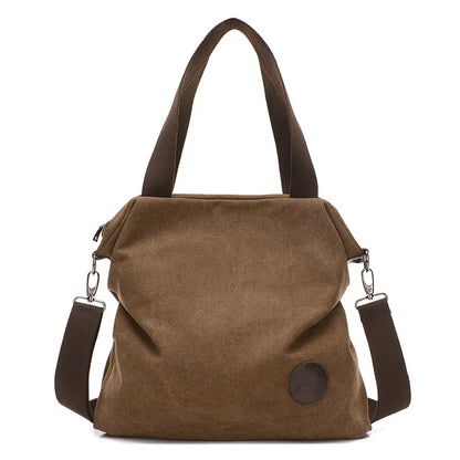 Shoulder Bag Canvas Women Handbags Bucket Ladies Messenger Bags Casual Big Female Floral Tote Crossbody Bag Bolsos