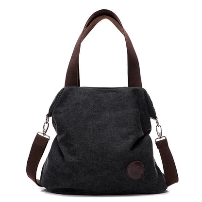 Shoulder Bag Canvas Women Handbags Bucket Ladies Messenger Bags Casual Big Female Floral Tote Crossbody Bag Bolsos