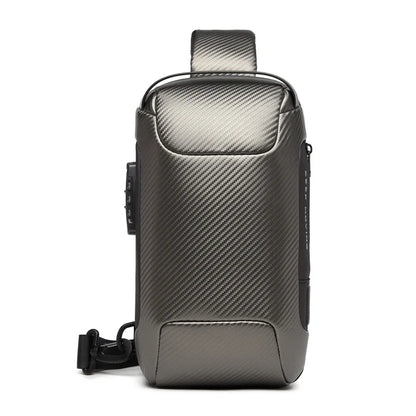 Shoulder Bag Men Fashion Multifunction  Crossbody Bag on Shoulder Travel Sling Bag Pack Messenger Pack Chest Bag for Male