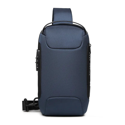 Shoulder Bag Men Fashion Multifunction  Crossbody Bag on Shoulder Travel Sling Bag Pack Messenger Pack Chest Bag for Male