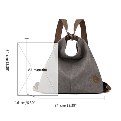 Shoulder Bag Versatile Underarm Bag for Girl Women Backpack Armpit Bag Large Capacity Fashion Rucksack Trendy Handbag
