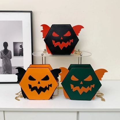 Shoulder Bag for Women Girl Funny Halloween Pumpkin Crossbody Bag Trendy Bag