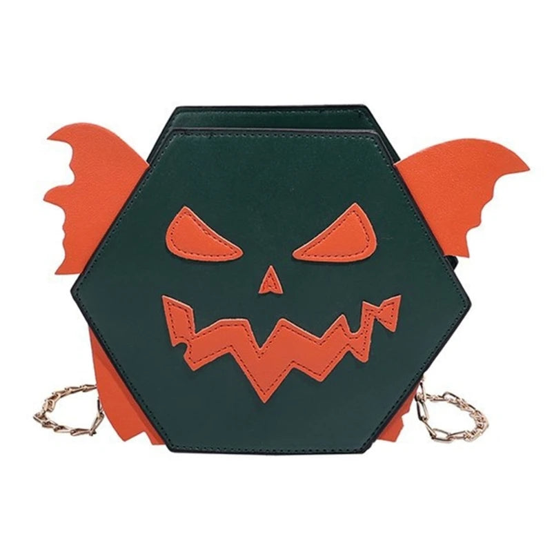 Shoulder Bag for Women Girl Funny Halloween Pumpkin Crossbody Bag Trendy Bag