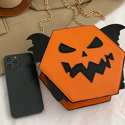 Shoulder Bag for Women Girl Funny Halloween Pumpkin Crossbody Bag Trendy Bag