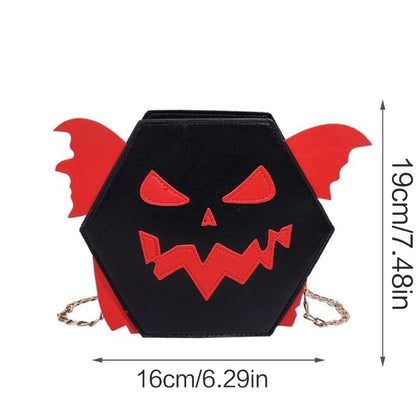 Shoulder Bag for Women Girl Funny Halloween Pumpkin Crossbody Bag Trendy Bag