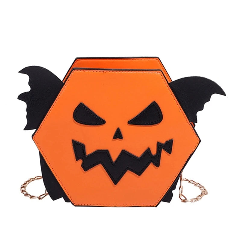 Shoulder Bag for Women Girl Funny Halloween Pumpkin Crossbody Bag Trendy Bag