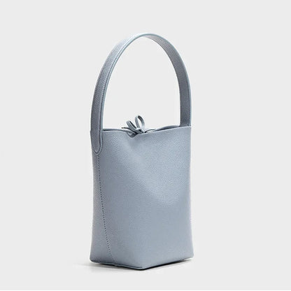 Shoulder Bags, Large Capacity Bag, Women's Niche Light Luxury High-end Bucket Bag, Fashionable Leather Tote Bag