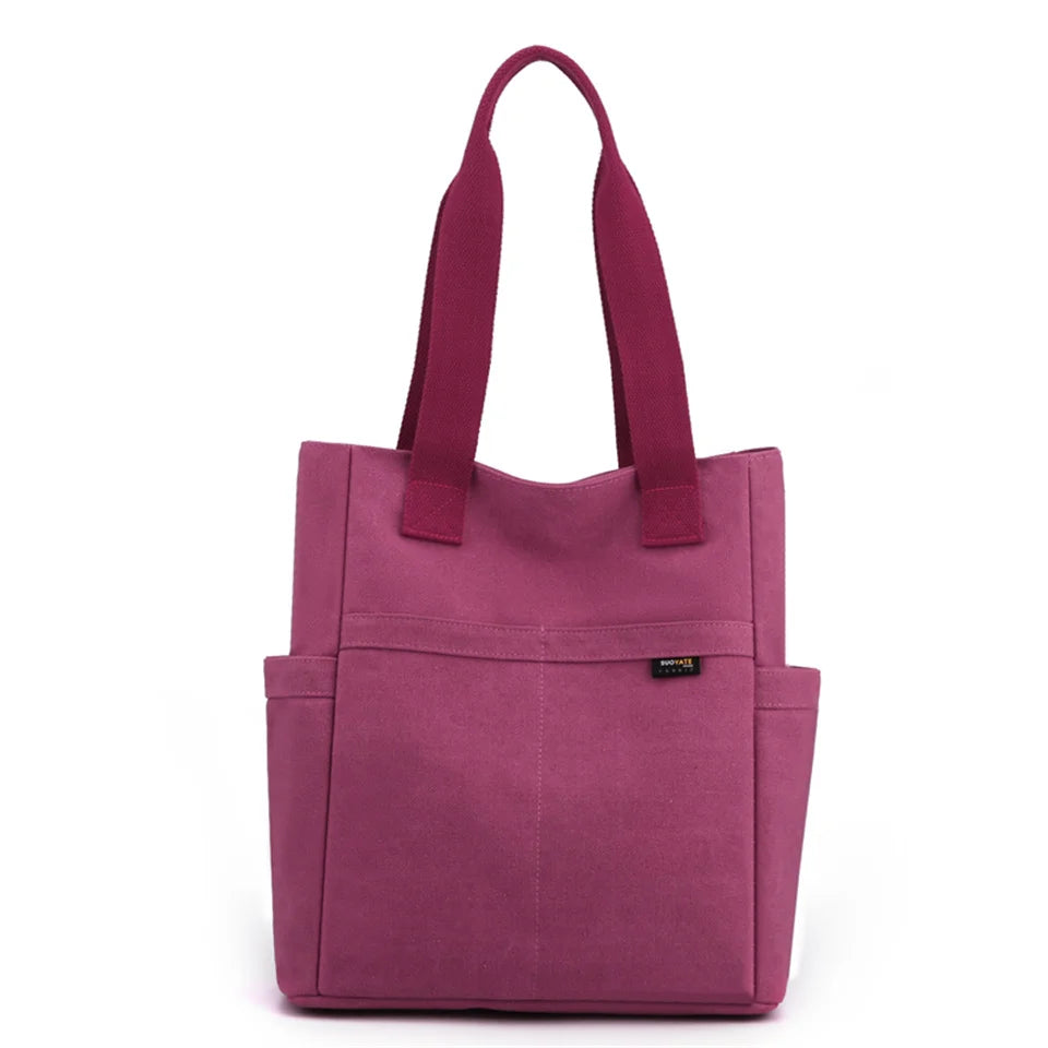 Shoulder Bags Women Handbag Canvas Casual Waterproof Ladies Shoulder Bags Travel Large Tote Diagonal Shoulder Bag