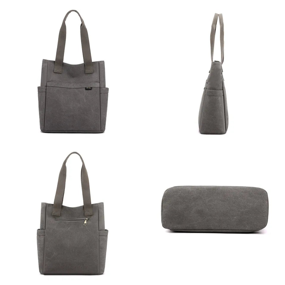 Shoulder Bags Women Handbag Canvas Casual Waterproof Ladies Shoulder Bags Travel Large Tote Diagonal Shoulder Bag