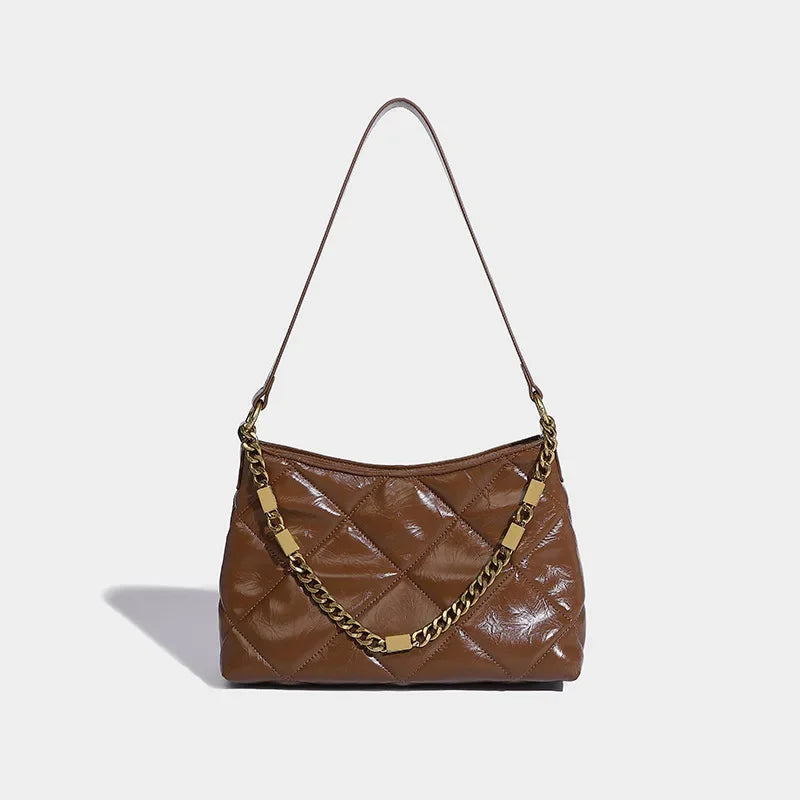Shoulder French High-end Retro Women's Exquisite 2024 Small Fragrance Style Sub-bag Large Capacity Crossbody Bag