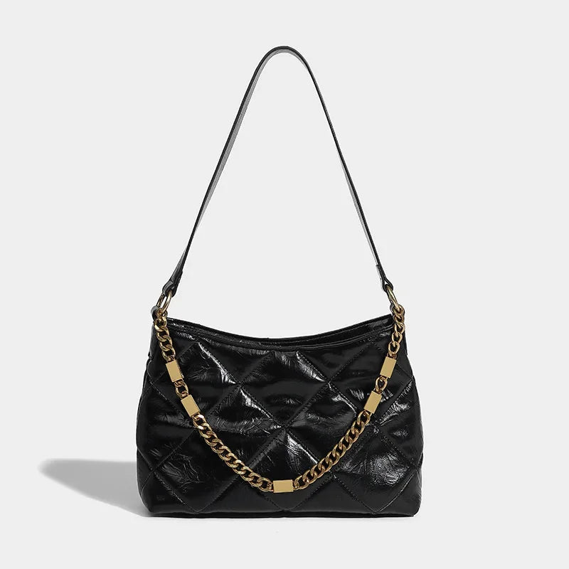 Shoulder French High-end Retro Women's Exquisite 2024 Small Fragrance Style Sub-bag Large Capacity Crossbody Bag