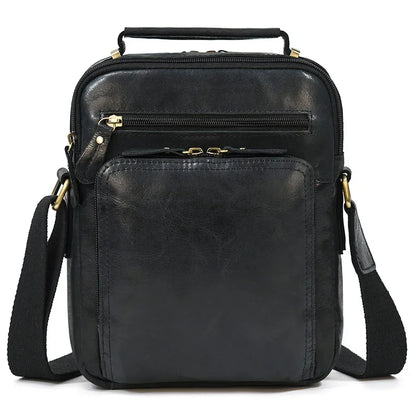 Shoulder Genuine Leather Messenger Crossbody Casual Male s School Outdoor Men's Bag