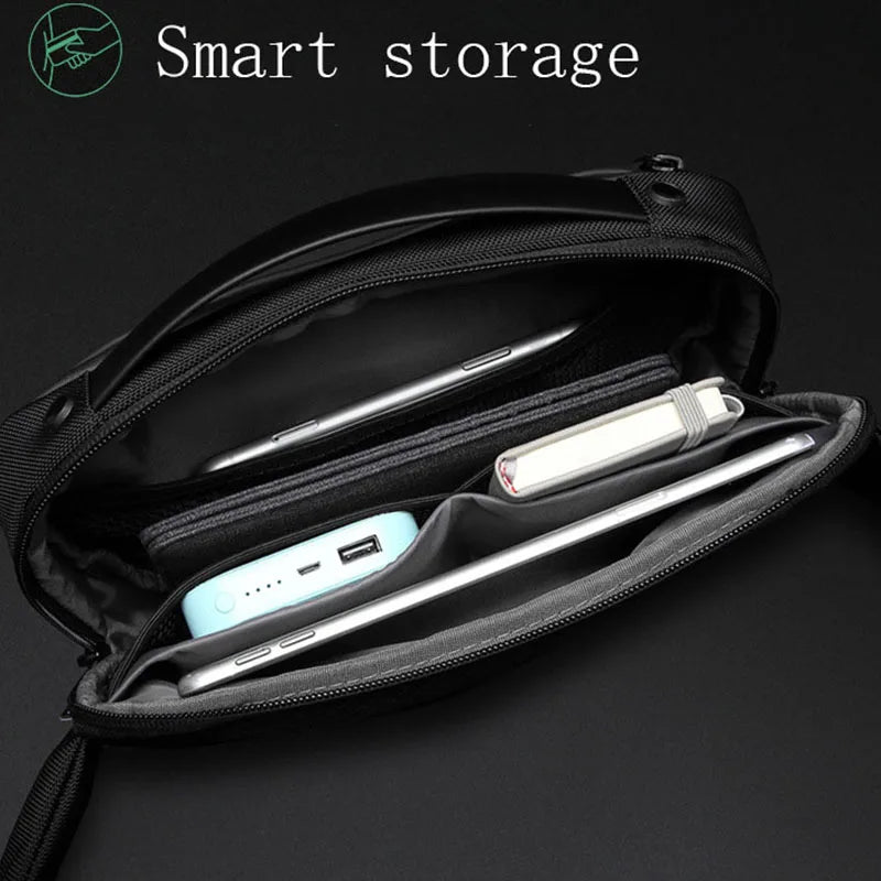 Shoulder bag men Fashion Waterproof Travel Pack Messenger Crossbody Sling Chest Bag Pack For Male Women Female