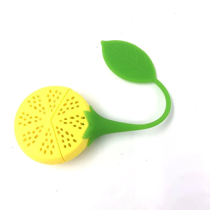 Silicone Strawberry Tea Infuser Teapot Tool Teabag Kettle Loose Tea leaf Strainer Ball Holder Herbal Spice Filter Kitchen Gadget
