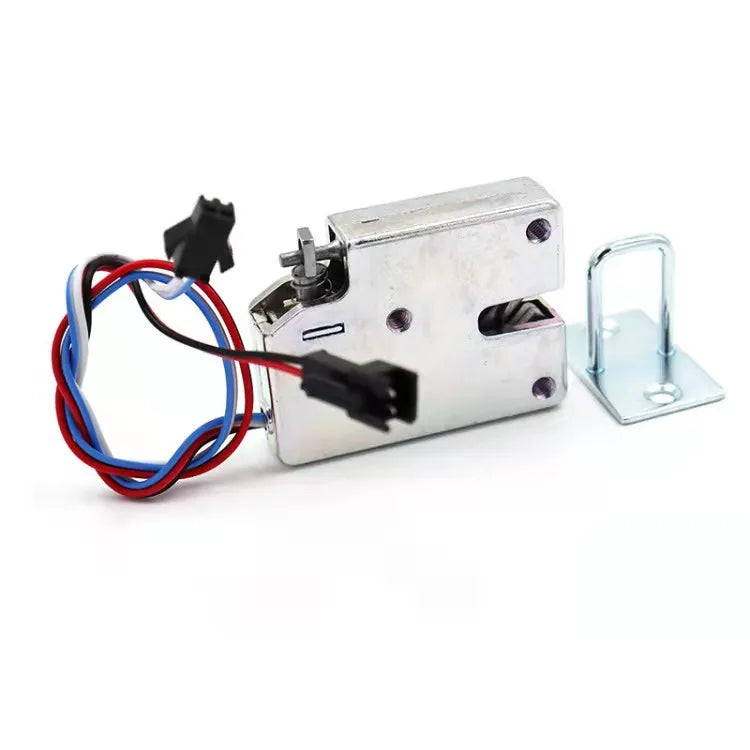 Silver Electromagnetic lock DC 12V supermarket intelligent locker electronic lock access control  mailbox lock State feedback
