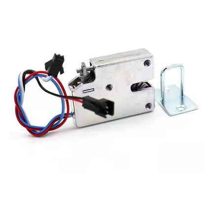 Silver Electromagnetic lock DC 12V supermarket intelligent locker electronic lock access control  mailbox lock State feedback