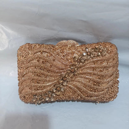 Silver Gold Black Crystal Diamond Beading clutch Purse Women Wedding Party Evening Bag Clutch bags Bolsos chain shoulder bag
