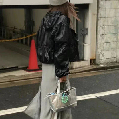 Silver Y2k Crossbody Bags for Women Fashion Handbags Short Top Handle Leather Casual Tote Bag Bolsos Para Mujeres Tendencia 2024