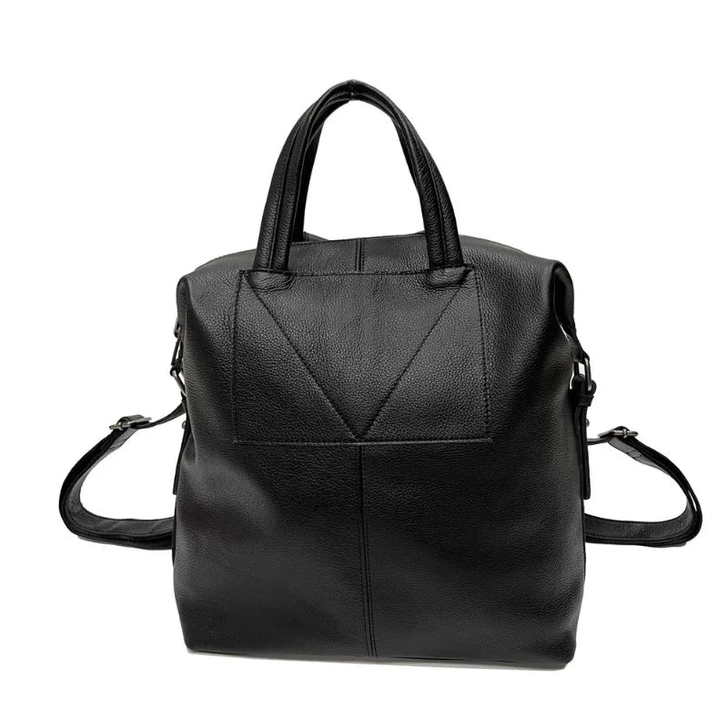 Simple All-match All-purpose Balck Backpacks Large Capacity Casual Commuter Shoulder Bag 2024 New Practical Bolsas Mujer