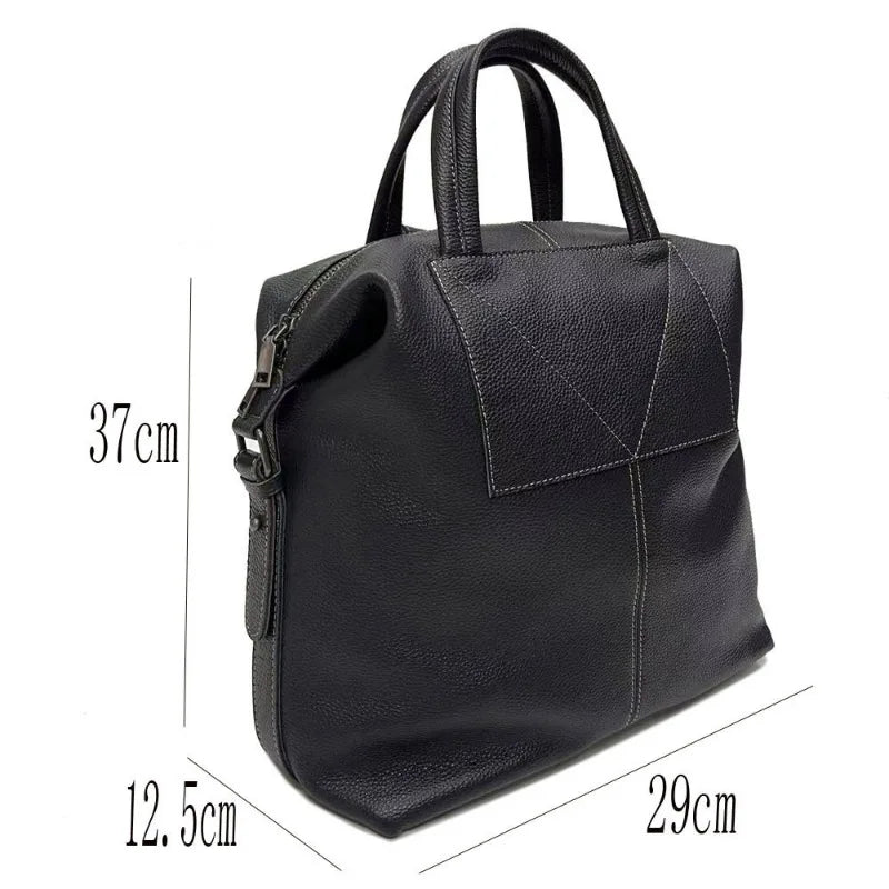 Simple All-match All-purpose Balck Backpacks Large Capacity Casual Commuter Shoulder Bag 2024 New Practical Bolsas Mujer