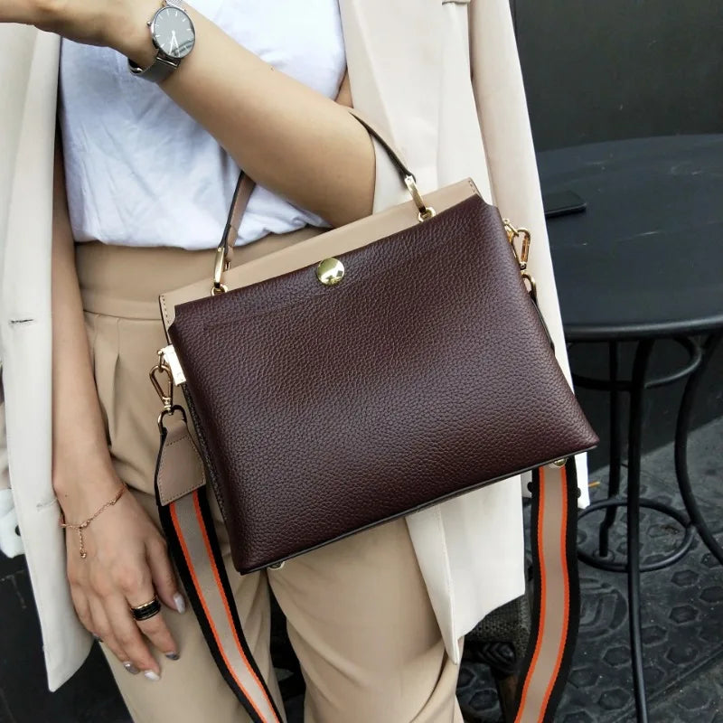 Simple All-match Single Shoulder Bag Women New 2024 Commuter Casual All-match Crossbody Handbags Large Capacity Bolsos Mujer
