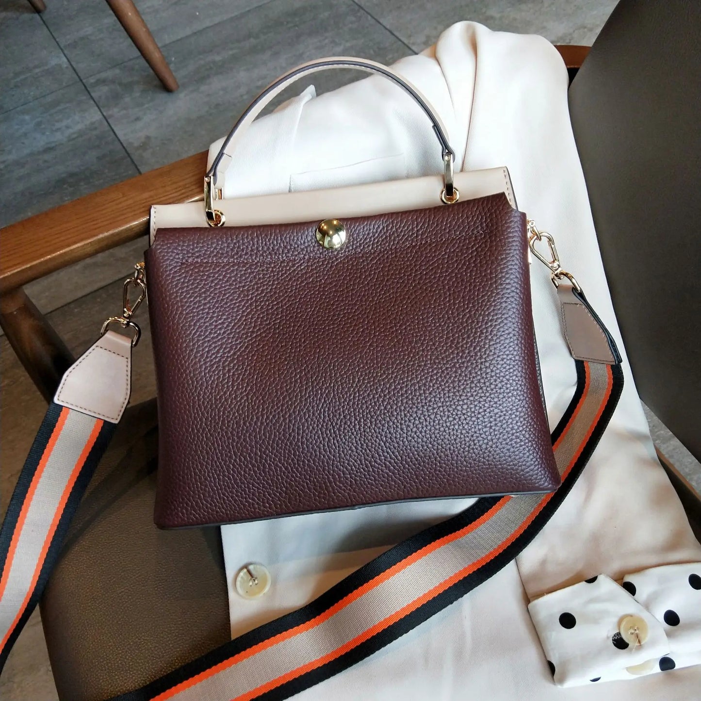 Simple All-match Single Shoulder Bag Women New 2024 Commuter Casual All-match Crossbody Handbags Large Capacity Bolsos Mujer
